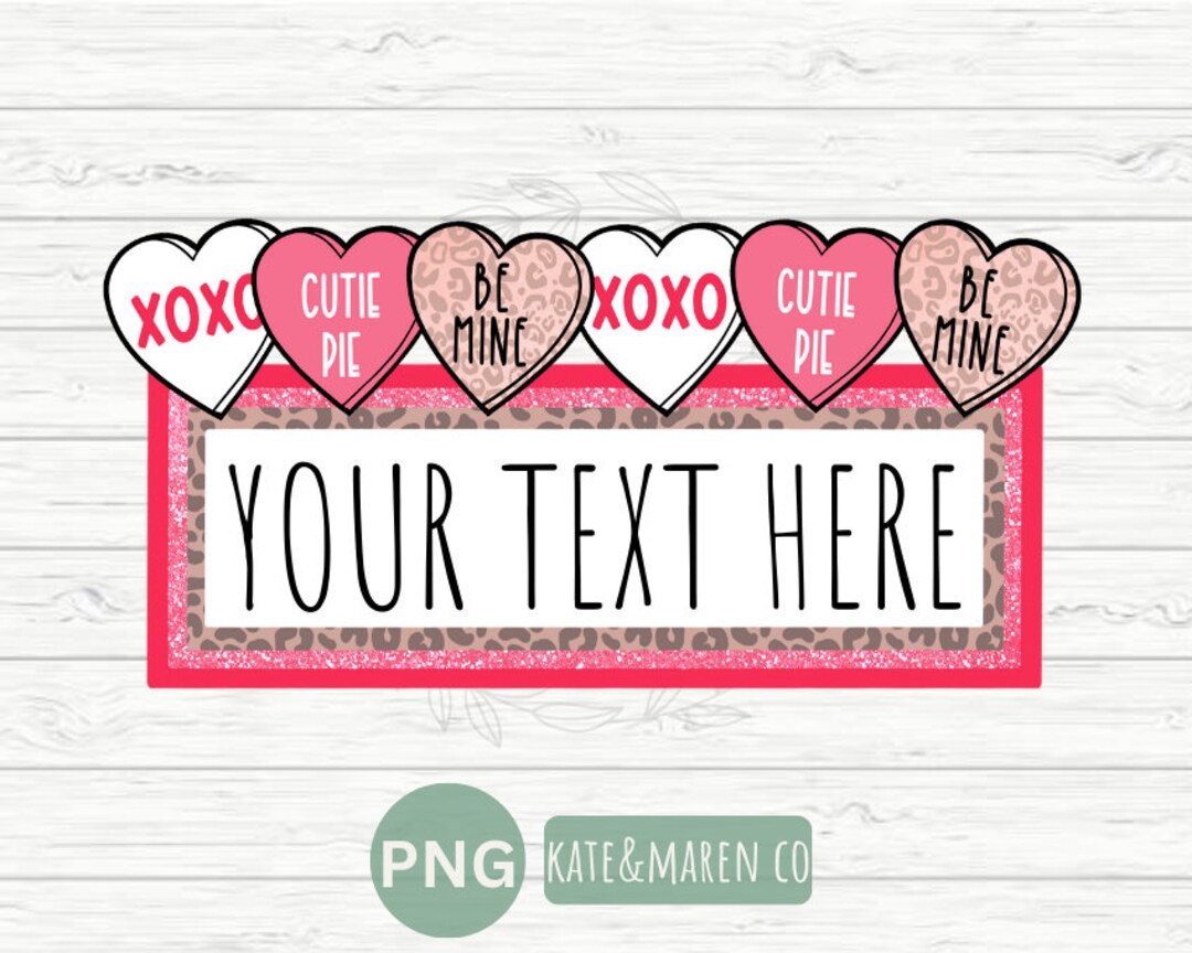 Valentine Name Tag Png, Personalized Valentine Png, Girls Valentine Png ...