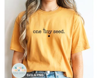 Faith SVG PNG: Mustard Seed Christian Quote Design (Digital Download)