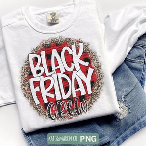 Black Friday Crew PNG: Funny Shopping Design (Digital Download)