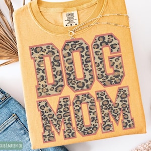 Leopard Dog Mom PNG: Dog Mama Design (Digital Download)