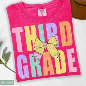 third grade png, third grade teacher png, team 3rd grade png, back to school png, first day png, DTF and sublimation