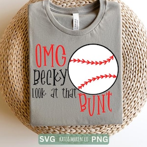 baseball mom svg, funny baseball png, look at that bunt cricut cut file and sublimation
