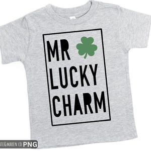 Mr. Lucky Charm SVG PNG: Diseño para el Día de San Patricio para niños (Descarga digital)
