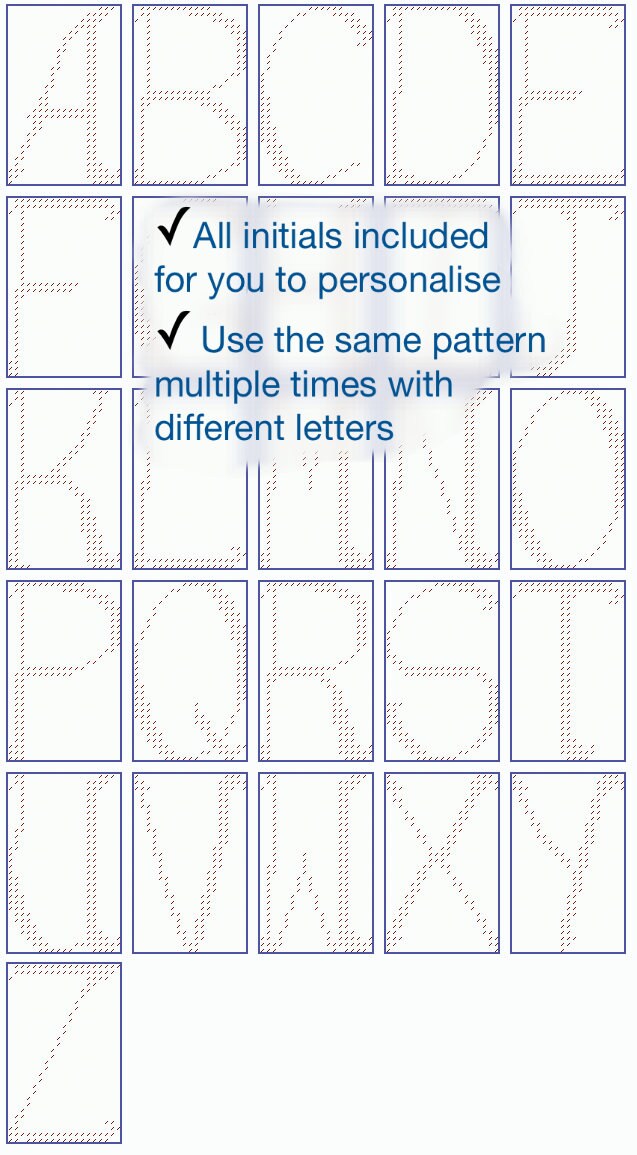 PDF Pattern, Hazel, Bookmark, Personalise, Tapestry, Make Yourself, DIY ...