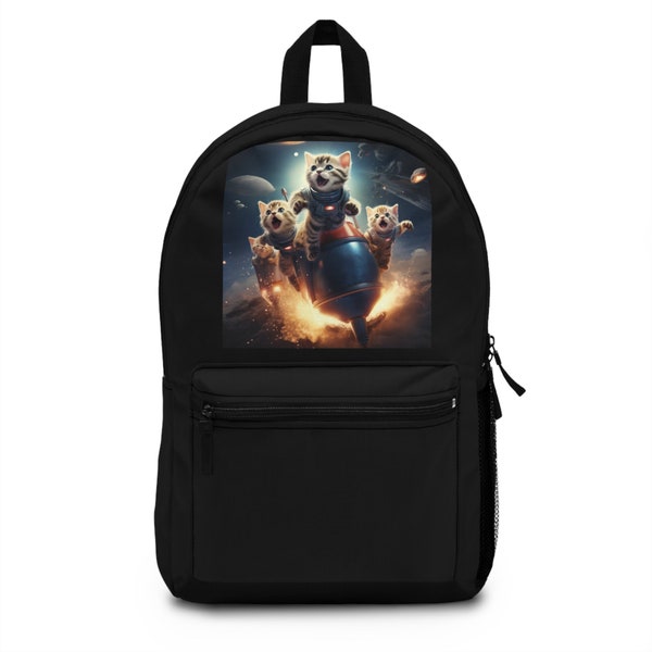 Space Cat Backpack Etsy