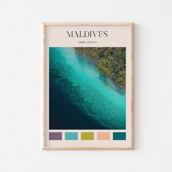 Maldives Print, Maldives Wall Art, Maldives Poster, Maldives Photo, Maldives Poster Print, Maldives Wall Decor, Maldives Travel  #AA197