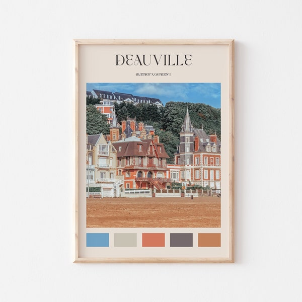 Deauville Print, Deauville Wall Art, Deauville Poster, Deauville Photo, Deauville Poster Print, Deauville Wall Decor, France Travel #BB244