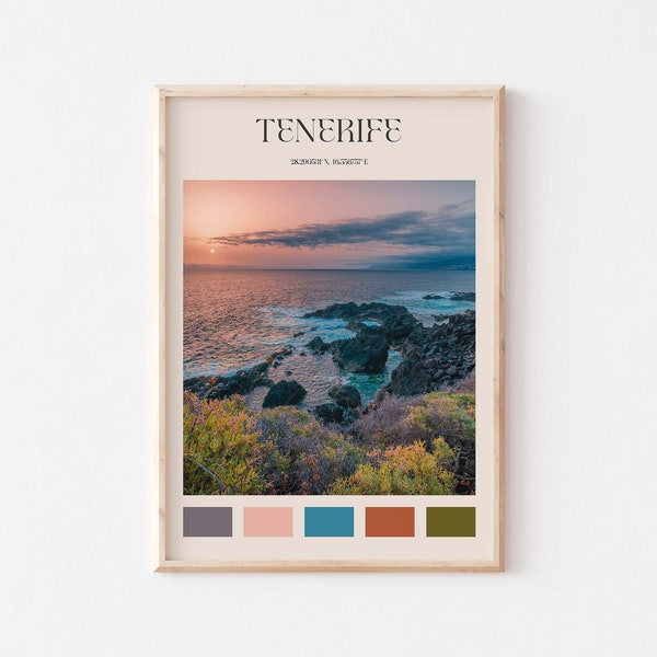 Tenerife Print, Tenerife Wall Art, Tenerife Poster, Tenerife Photo, Tenerife Poster Print, Tenerife Wall Decor, Tenerife Travel #AA175