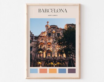 Barcelona Print, Barcelona Wall Art, Barcelona Poster, Barcelona Photo, Barcelona Poster Print, Barcelona Wall Decor, Barcelona #AA584