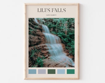 Liles Falls Print, Liles Falls Wall Art, Liles Falls Poster, Liles Falls Photo, Liles Falls Poster Print, Liles Falls Wall Decor, Arkansas