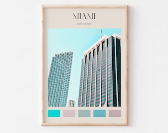 Miami Print, Miami Wandkunst, Miami Poster, Miami Foto, Miami Poster Print, Miami Wanddekor, Florida Travel