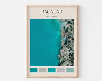 Bacalar Print, Bacalar Wall Art, Bacalar Poster, Bacalar Photo, Bacalar Poster Print, Bacalar Wall Decor, Mexico Poster #BB355