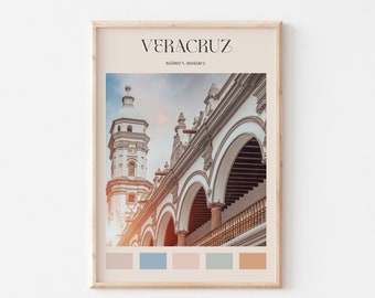 Veracruz Print, Veracruz Wall Art, Veracruz Poster, Veracruz Photo, Veracruz Poster Print, Veracruz Wall Decor, Mexico Travel Poster #BB447