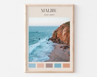 Malibu Print, Malibu Wall Art, Malibu Poster, Malibu Photo, Malibu Poster Print, Malibu Wall Decor, California Travel #AA623