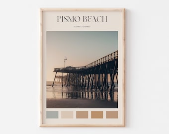 Pismo Beach Print, Pismo Beach Wall Art, Pismo Beach Poster, Pismo Beach Photo, Pismo Beach Poster Print, California Travel #AA876