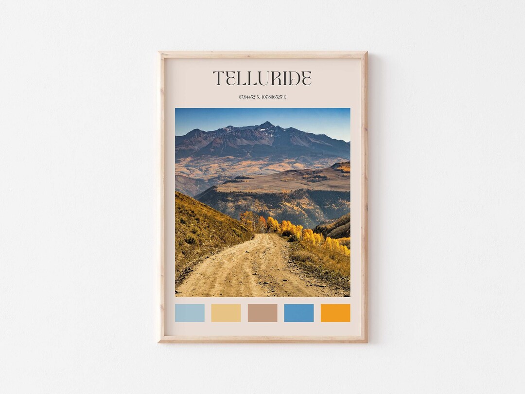 Telluride Print, Telluride Wall Art, Telluride Poster, Telluride Photo ...