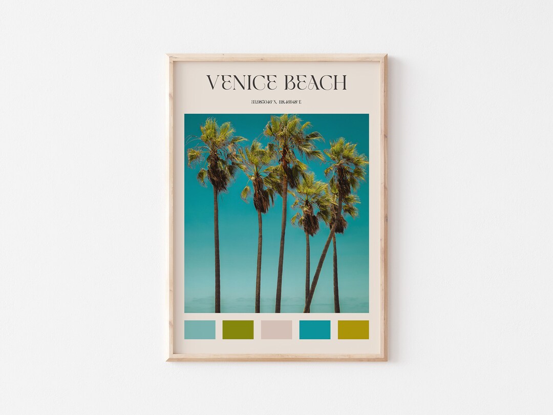Venice Beach Print, Venice Beach Wall Art, Venice Beach Poster, Venice