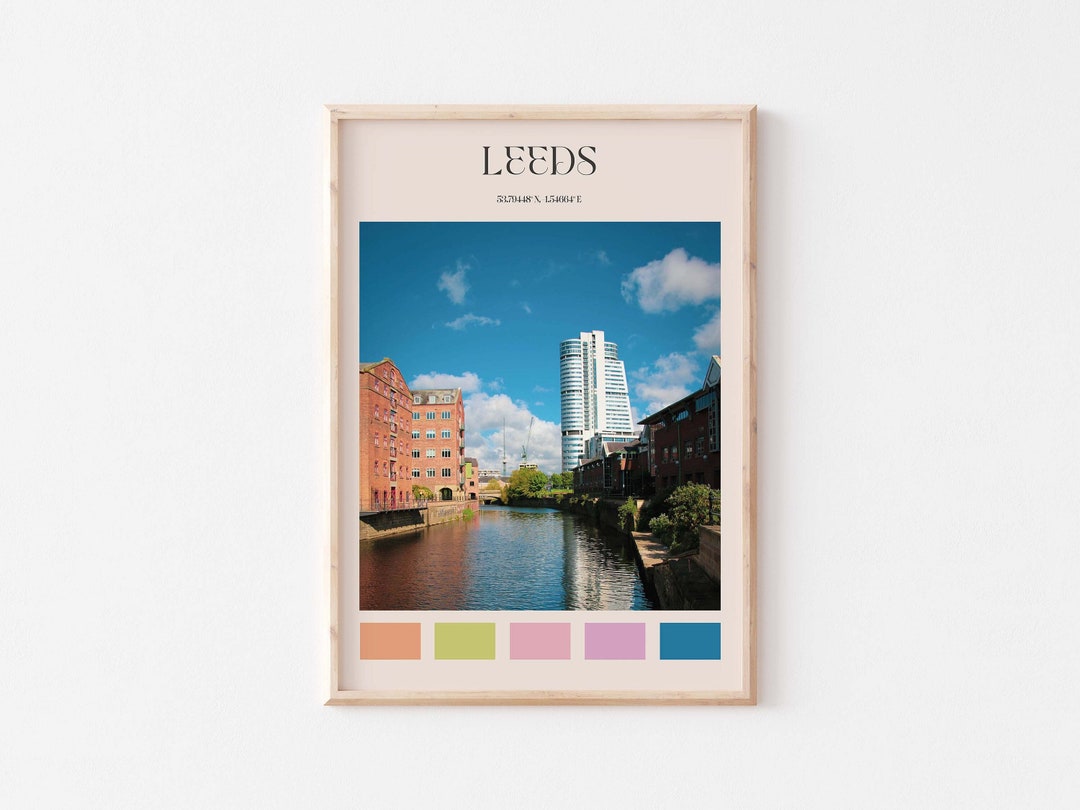 Leeds Print, Leeds Wall Art, Leeds Poster, Leeds Photo, Leeds Poster Print, Leeds Wall Decor