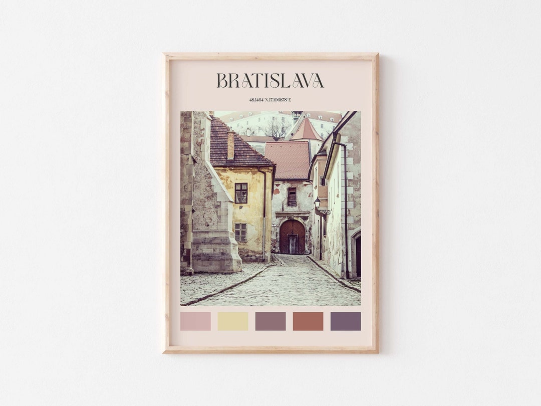 Bratislava Print, Bratislava Wall Art, Bratislava Poster, Bratislava