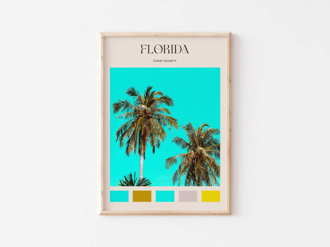 Florida Print, Florida Wall Art, Florida Poster, Florida Photo, Florida