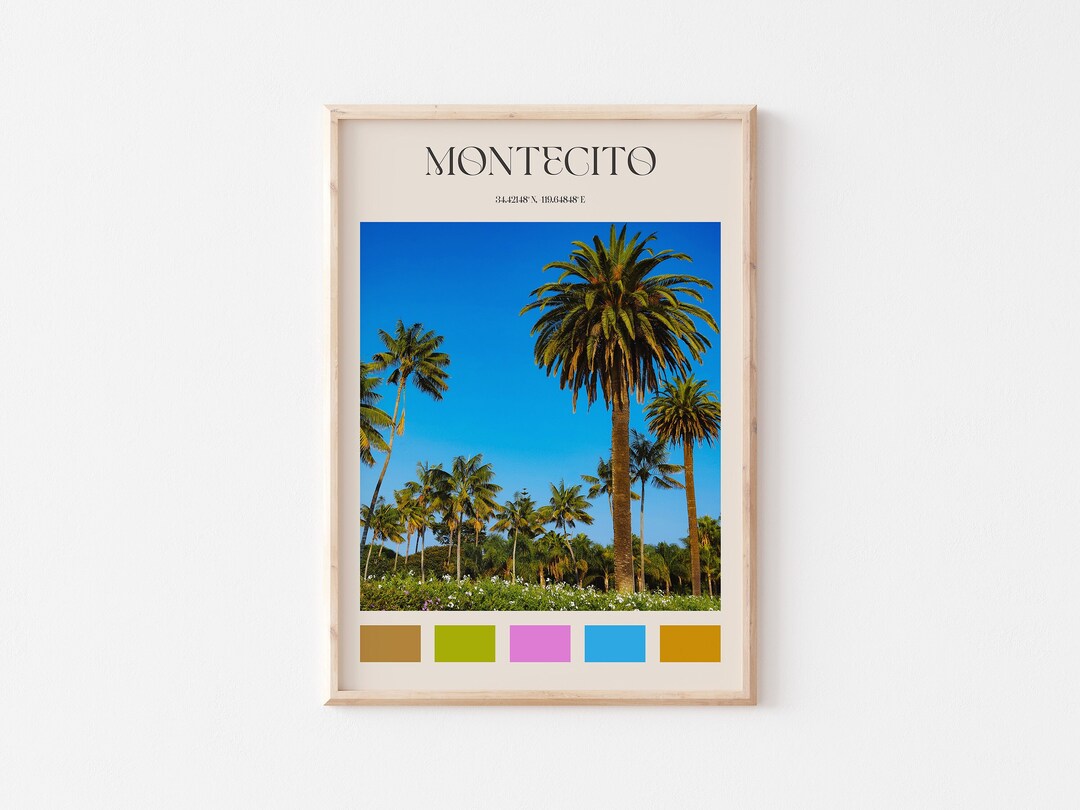 Montecito Print, Montecito Wall Art, Montecito Poster, Montecito Photo