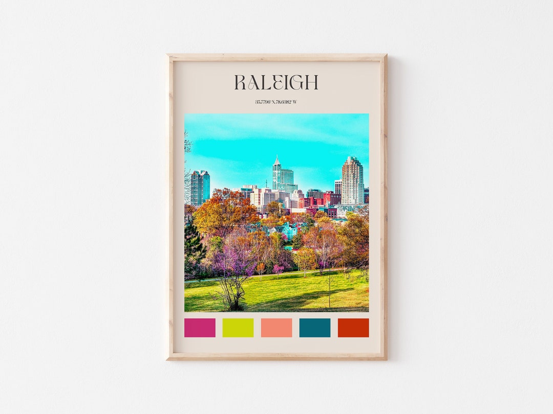 Raleigh Print, Raleigh Wall Art, Raleigh Poster, Raleigh Photo, Raleigh