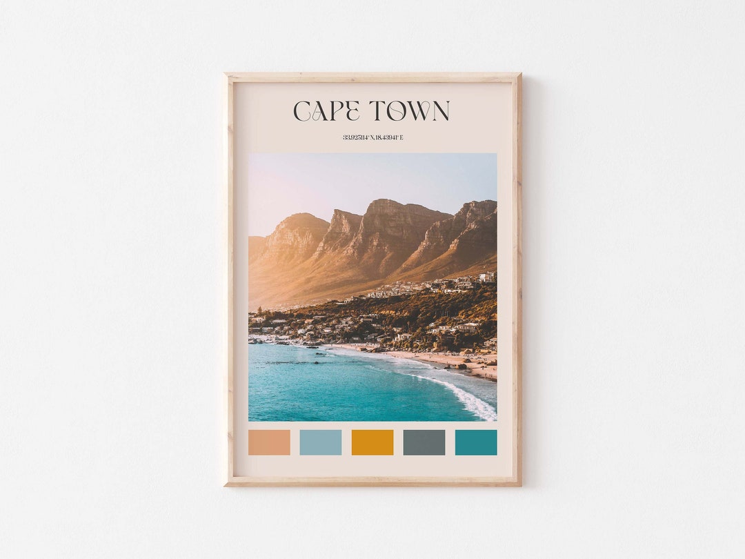 Cape Town Print, Cape Town Wall Art, Cape Town Poster, Cape Town Photo
