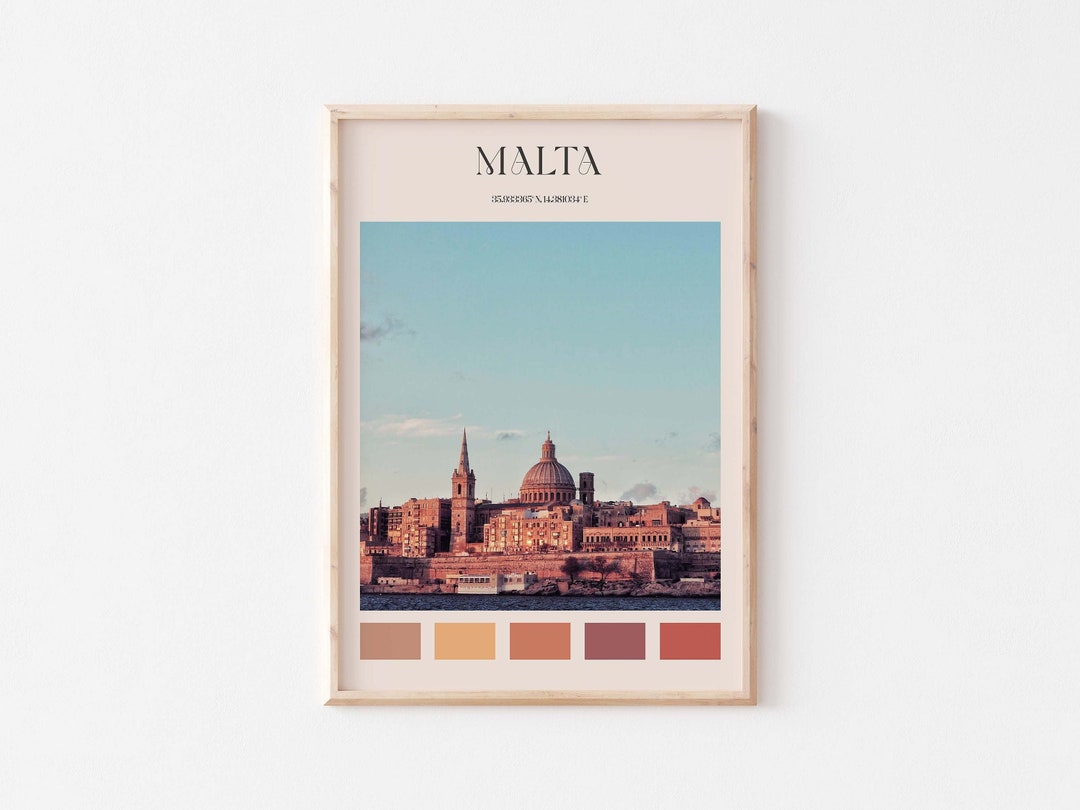 Malta Print Malta Wall Art Malta Poster Malta Photo Malta Etsy