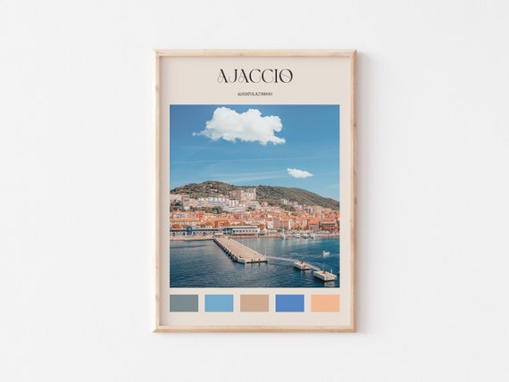 Ajaccio Print Ajaccio Wall Art Ajaccio Poster Ajaccio Photo Ajaccio Poster Print Ajaccio Wall Decor France Travel Poster BB477 Etsy Canada