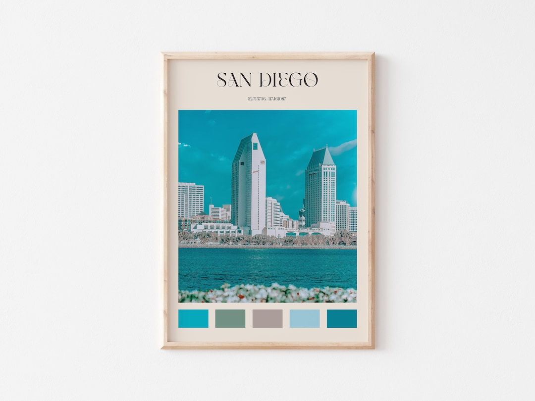 San Diego Print, San Diego Wall Art, San Diego Poster, San Diego Photo