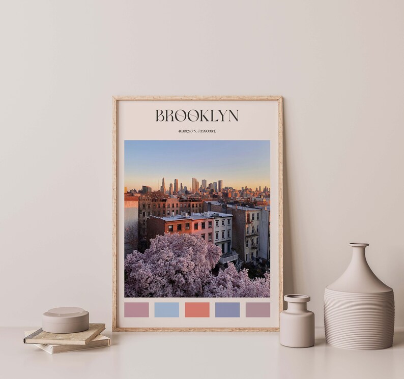 Brooklyn Print Brooklyn Wall Art Brooklyn Poster Brooklyn Etsy