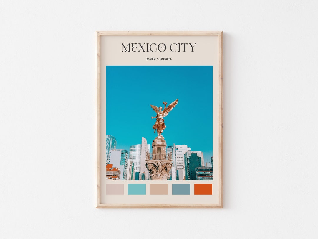 Mexico City Print, Mexico City Wall Art, Mexico City Poster, Mexico
