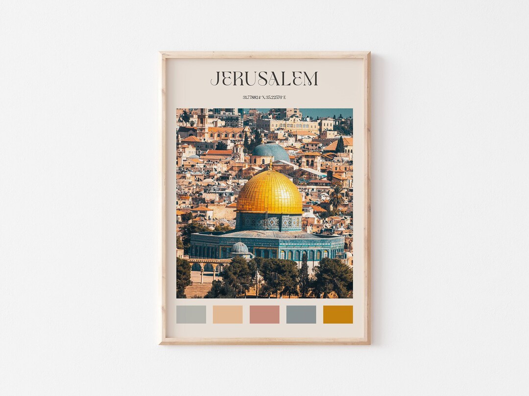 Jerusalem Print, Jerusalem Wall Art, Jerusalem Poster, Jerusalem Photo