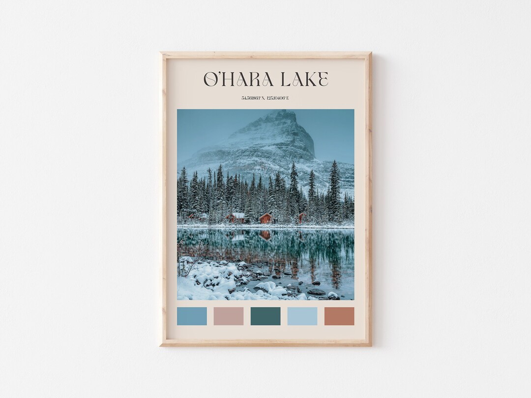 O'hara Lake Print, O'hara Lake Wall Art, O'hara Lake Poster, O'hara