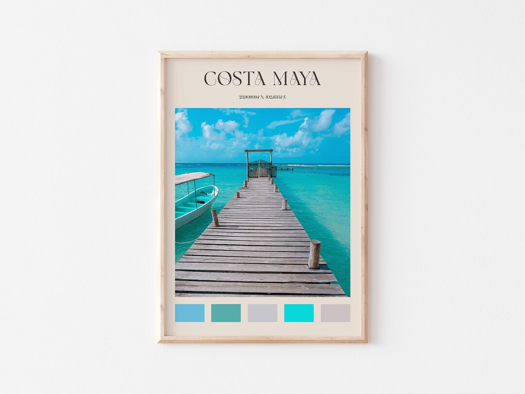 Costa Maya Print, Costa Maya Wall Art, Costa Maya Poster, Costa Maya ...