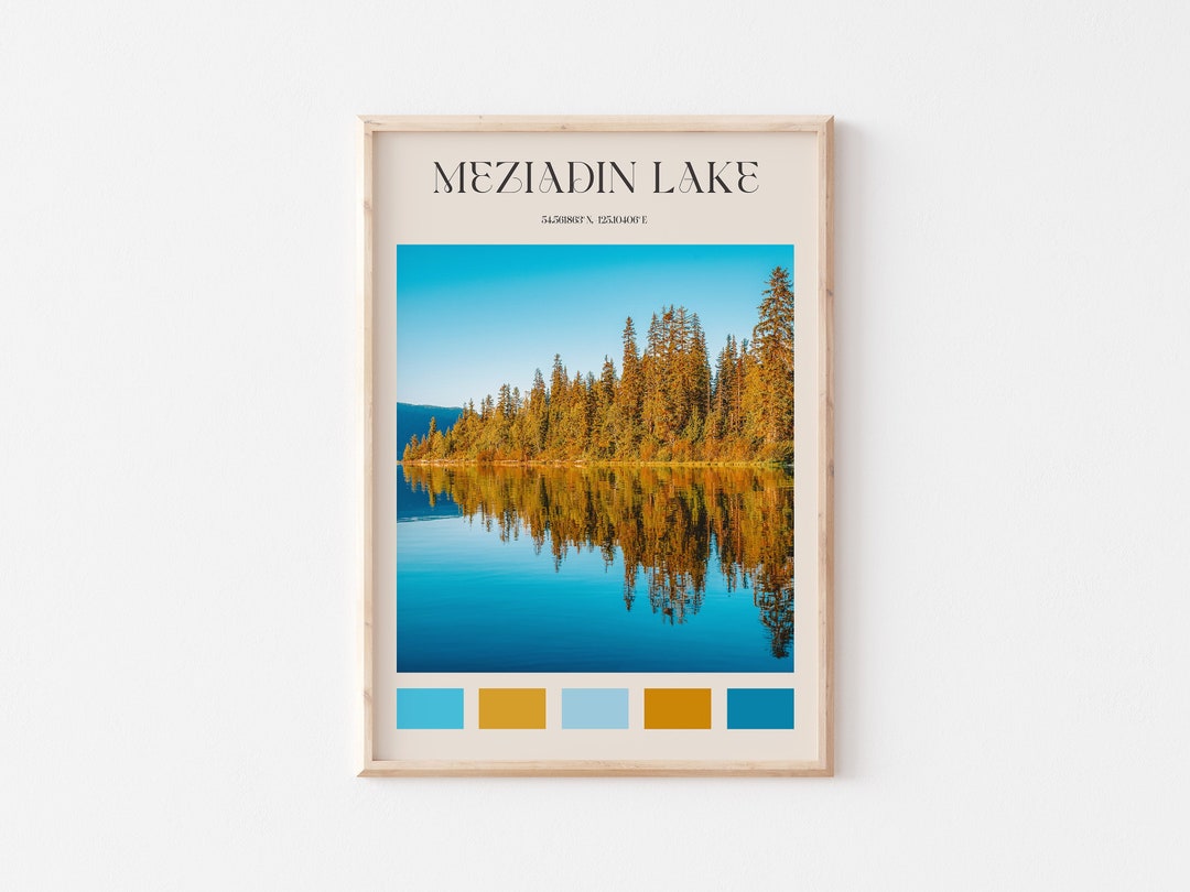 Meziadin Lake Print, Meziadin Lake Wall Art, Meziadin Lake Poster