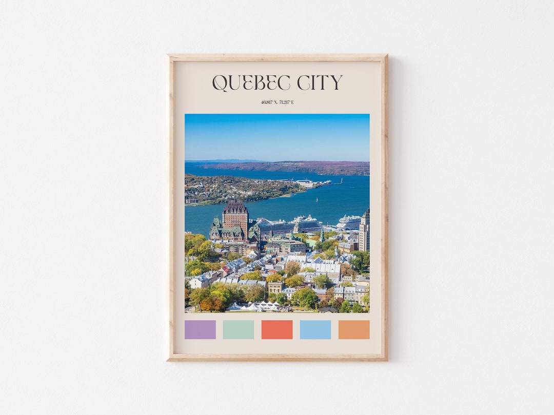 Quebec City Print, Quebec City Wall Art, Quebec City Poster, Quebec