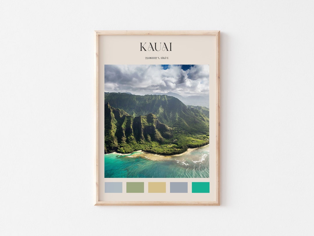 Kauai Print, Kauai Wall Art, Kauai Poster, Kauai Photo, Kauai Poster
