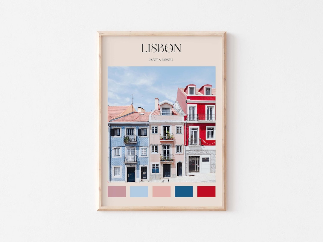 Lisbon Print, Lisbon Wall Art, Lisbon Poster, Lisbon Photo, Lisbon