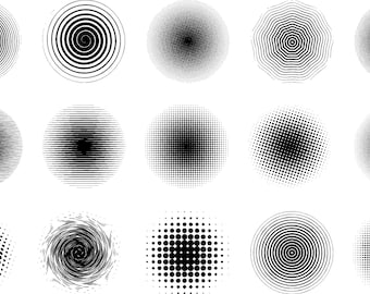 half tones  bundle , half tones eps , halftones Vector svg | cricut eps , halftones pdf , vector template svg , vinyl cutter vector , dots