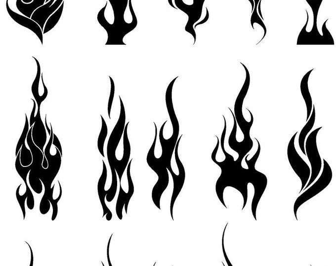 Flames , Flame Eps , Flame Vector Svg , Cricut Eps , Flame Paper Pdf