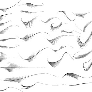 Lines , Swirll eps , lines Vector svg , cricut eps , swirl Paper pdf , vector template svg , vinyl cutter vector , Silhouette