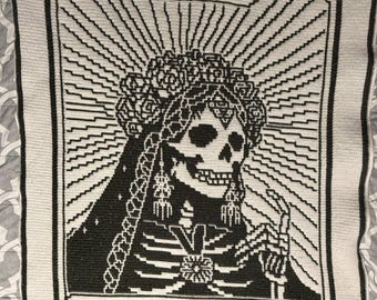 High Priestess Tarot Overlay Mosaic crochet blanket PATTERN ONLY