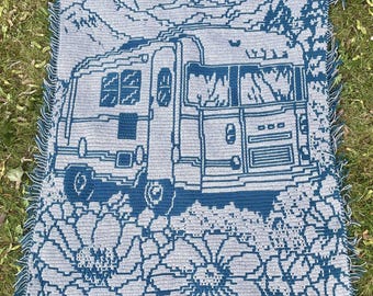 Road Trip Overlay Mosaic crochet blanket PATTERN ONLY