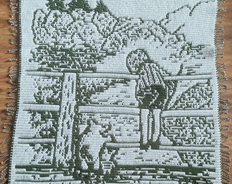 Classic Pooh On the Bridge  Overlay Mosaic Crochet PATTERN ONLY - no copyright issues within the US!