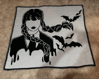 Braids of Woe Overlay Mosaic crochet blanket PATTERN ONLY