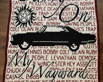 My Wayward Son mosaic crochet blanket pattern