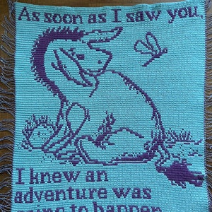 Classic Pooh - Eeyore&#39;s Adventure Mosaic Crochet Blanket PATTERN ONLY
