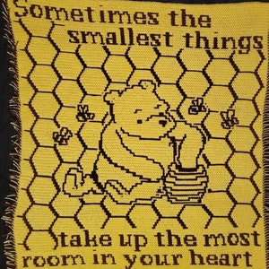 Classic Winnie the Pooh - Smallest Things Mosaic Crochet Blanket PATTERN ONLY