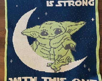 The Force is Strong mosaic crochet blanket pattern
